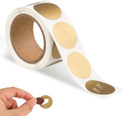 Etichette Sticking 300 pezzi - Etichette Sticking Oro - Etichette Sticking Autoadesive - Etichette Sticking Personalizzate - Etichette Sticking per Reveal di Sesso - Diametro 2,5 cm - Foglio di Sticking
