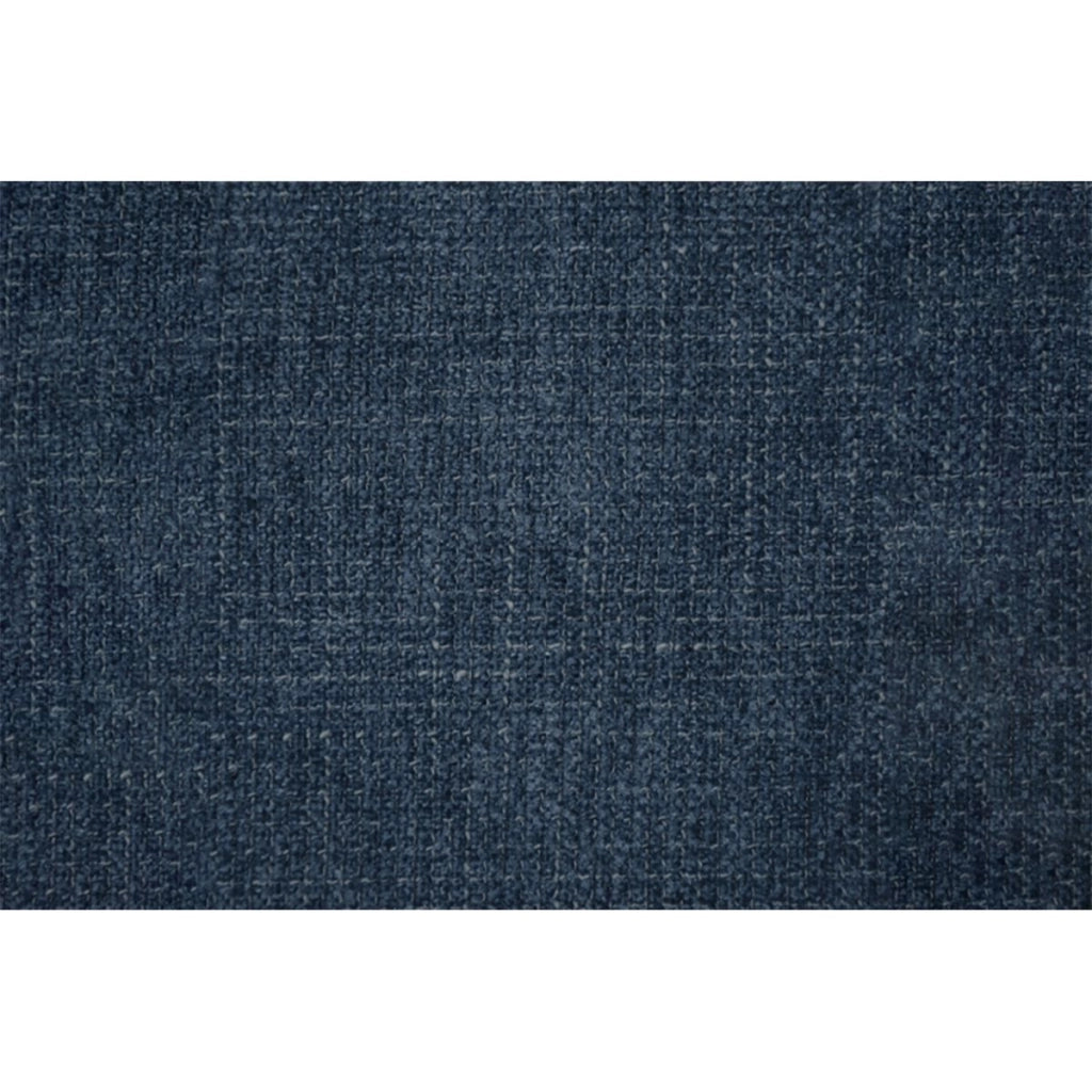 Testiera in tessuto natté blu oceano imbottita L140 cm