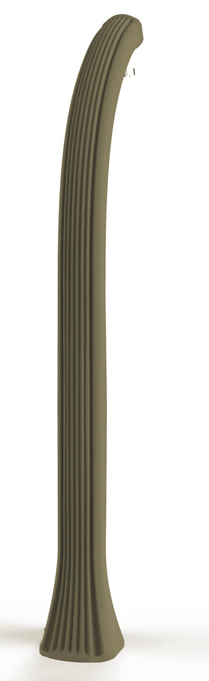 Doccia Solare da Giardino 44L Miscelatore e Lavapiedi e Temporizzatore Arkema Happy XL Dove Gray