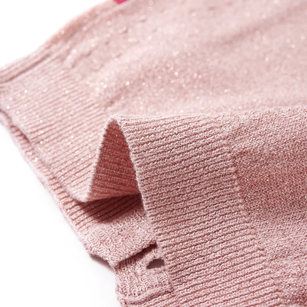 Cardigan da Bambina Lavorato a Maglia Rosa Tenue 116 14521