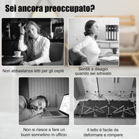 Brandina Pieghevole con Ruote Girevoli, con Materasso in Memory Foam, Lettino Pieghevole a Doghe 190x80 cm, Salvaspazio, Carico Massimo 130 kg (Blu)