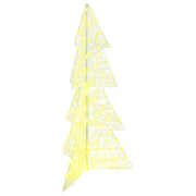Albero di Natale | Decorazioni natalizie con 160 LED Bianco caldo 150 cm Acrilico