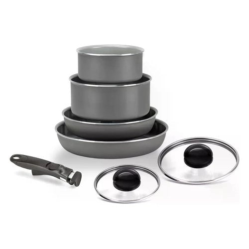 Batteria pentole alluflon moneta 00996532 melodia grigio