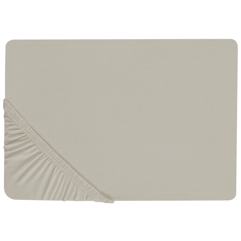 Lenzuolo con angoli cotone tortora 90 x 200 cm con bordi elastici modello classico a tinta unita camera da letto classica