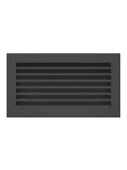 Griglia di ventilazione per camino Nera- Hide 17x30