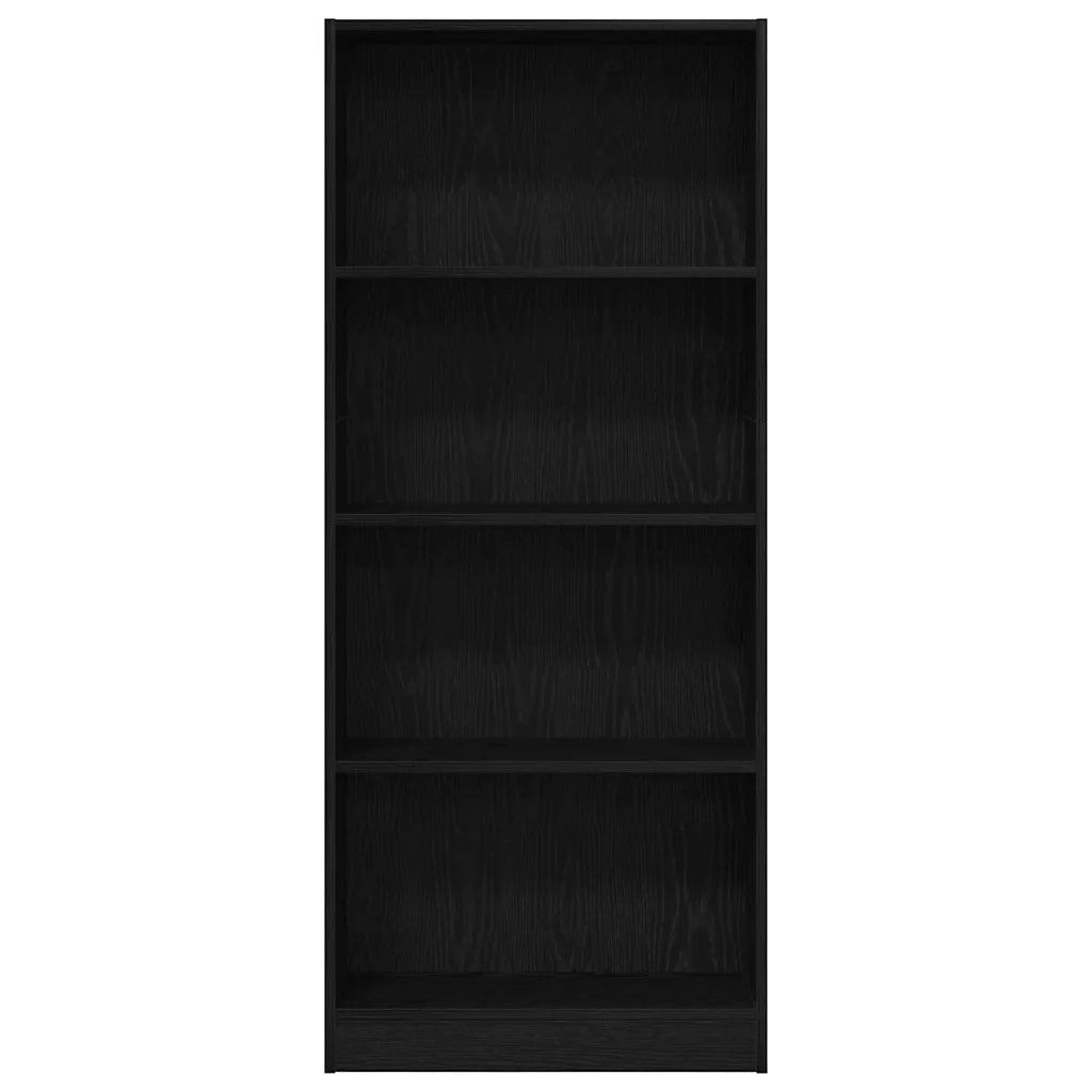 Libreria Rovere Nero 60 x 24 x 143 cm Legno multistrato 862467