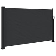 Tenda da Sole | Tenda parasole Laterale Retrattile Nera 120x500 cm