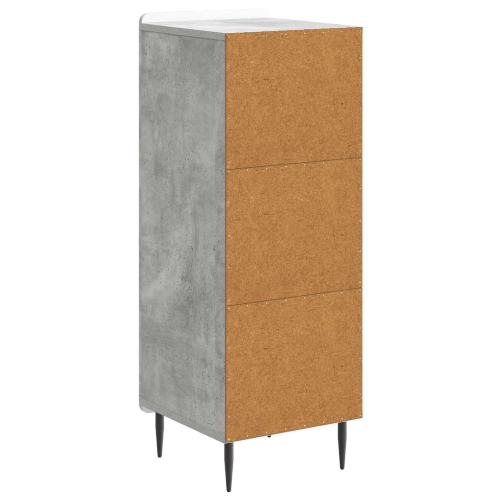 Credenza Grigio Cemento 34,5 x 33 x 92 cm Legno ingegnerizzato 894368