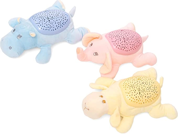 Luce Notturna Bambini Lampada Proiettore Per Neonati Ricaricabile Regalo Colori Notte Peluche Per Neonato Portatile Comp