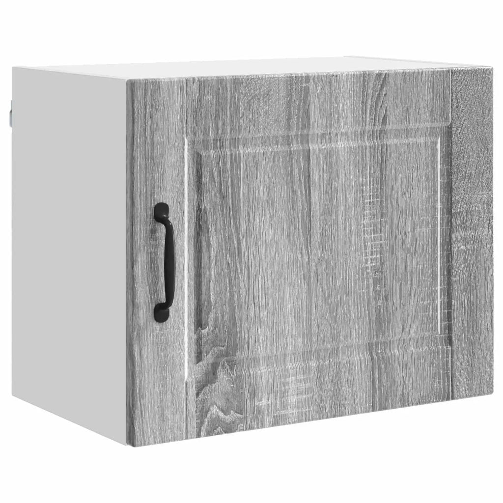 Mobile da cucina con porta 2 pz-Set di 2 Armadio da cucina Grigio Sonoma 50 x 31 x 40 cm