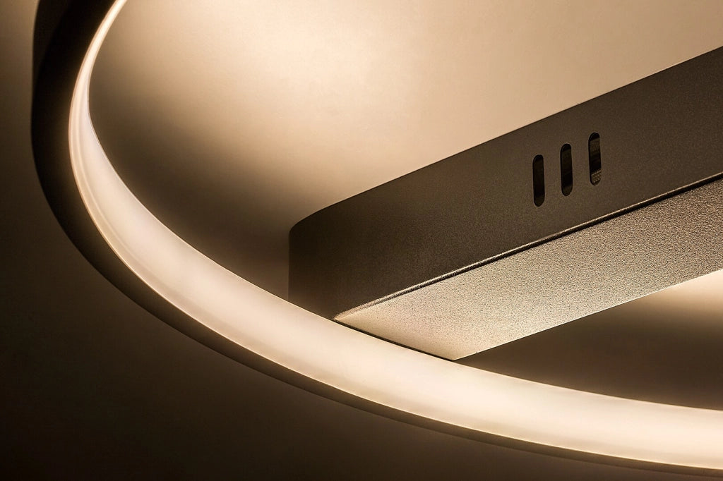 Lampada da soffitto LED anello Beliza nera Rabalux