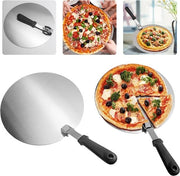 Spazzola per pizza in acciaio inossidabile con manico ripiegabile per un uso facile
