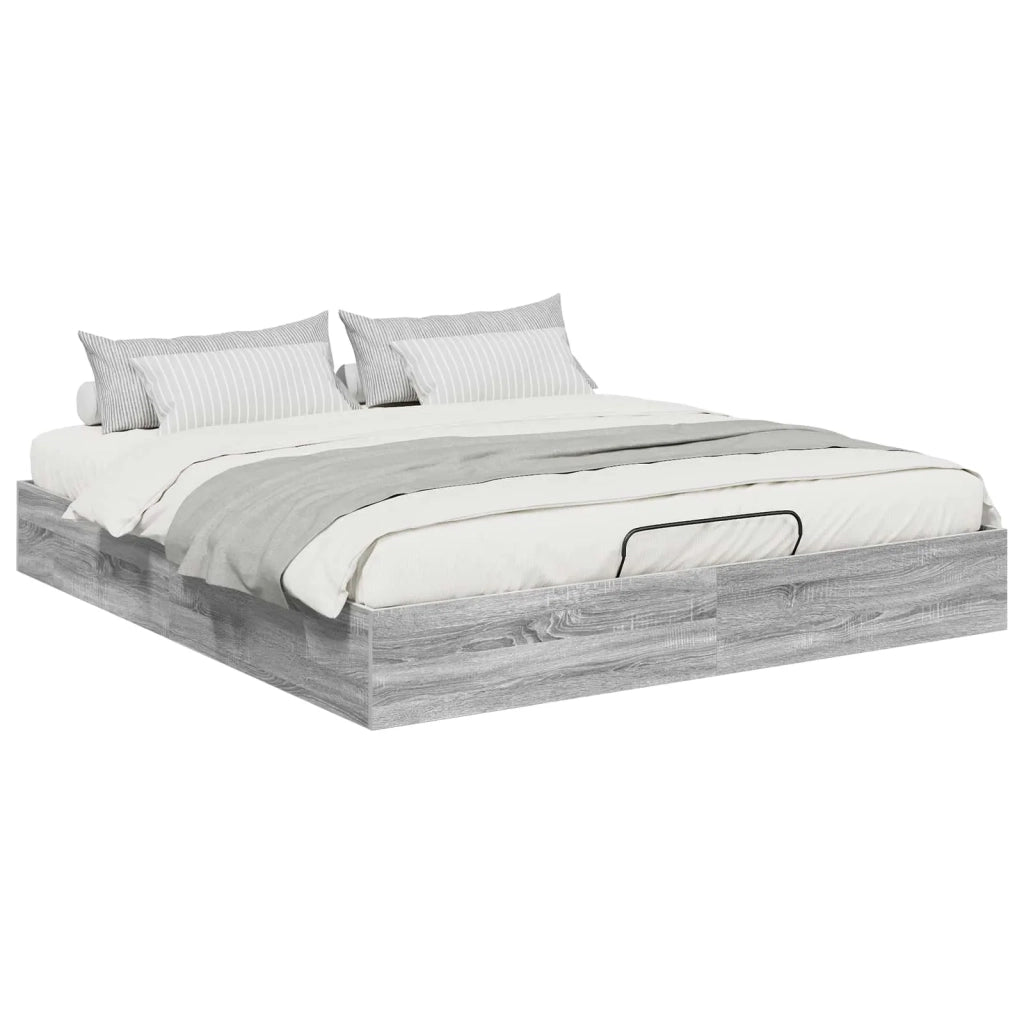 Letto ottomano Sonoma grigia 203 x 180 x 25 cm 3409210