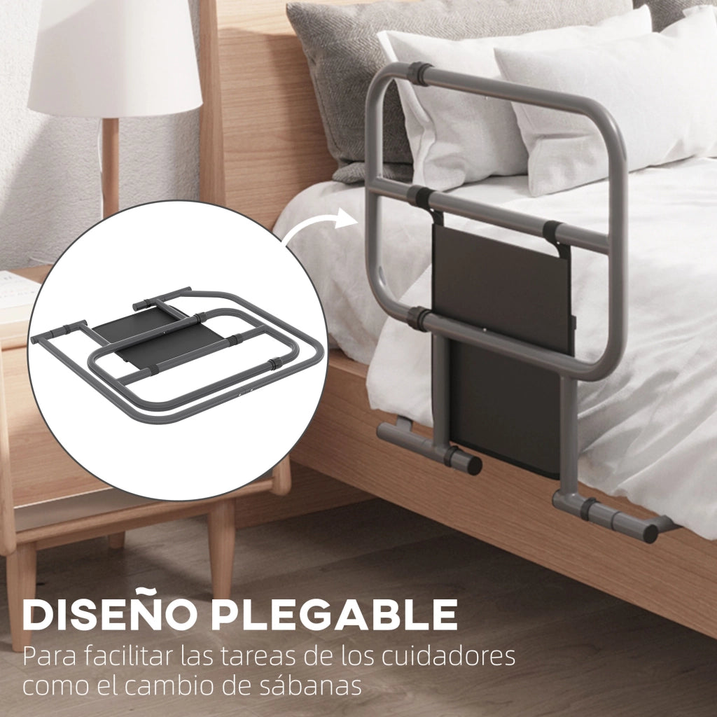 Letto Singolo Grigio con Cassetto ¨C Minimal ¨C 61x66x55 cm