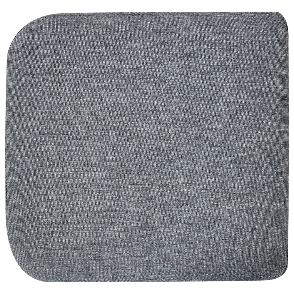 Set di copricuscini per esterni in tessuto Grigio per sedie da giardino cuscini per schienale e sedute