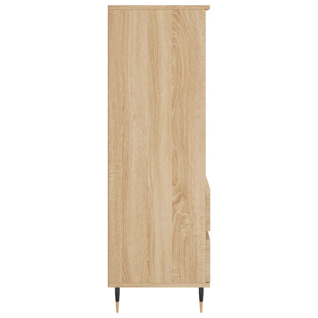 vidaXL Credenza Rovere Sonoma 40x36x110 cm in Legno Multistrato