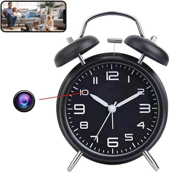 Cassa di Ora da Esterno con Telecamera Mini a Batteria, Sensore di Movimento e Visione Notturna - Full HD 1080P