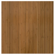 Tappeto del soggiorno | Tappeto Rettangolare Marrone 100x100 cm in Bamb¨´