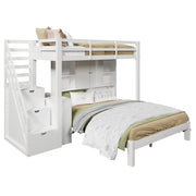 LETTO a castello 90x200 cm + 140x200 cm Bianco