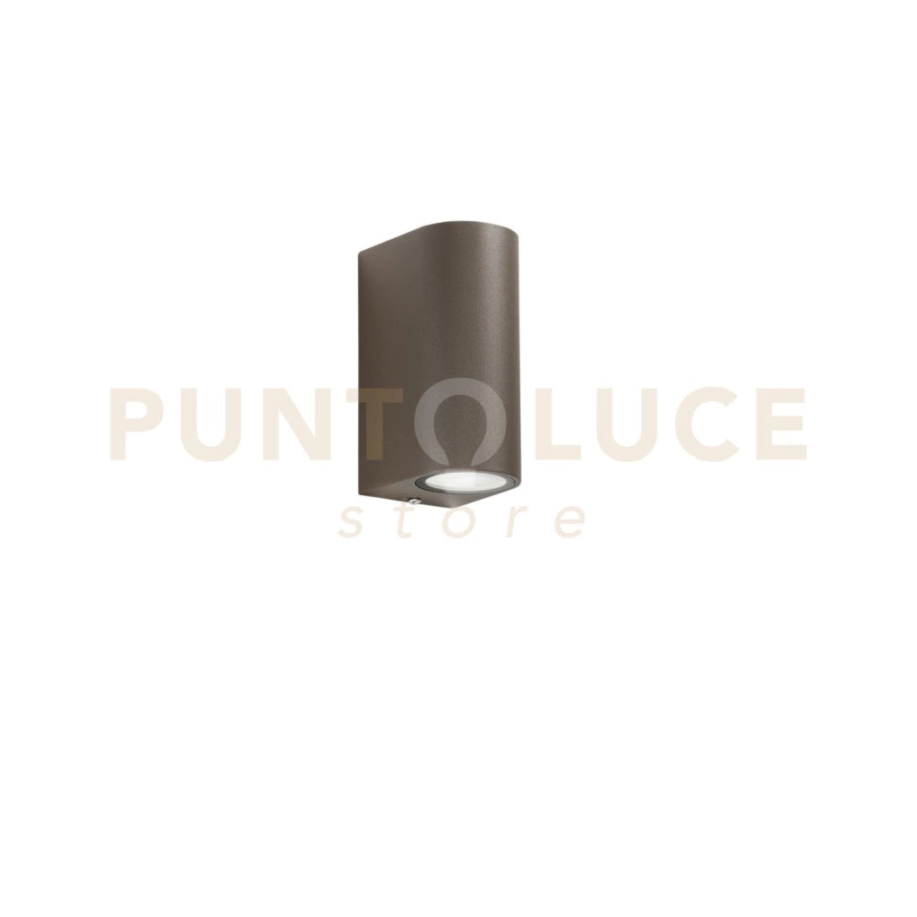 APPLIQUE BIEMISSIONE ONE CORTEN 2 LUCI ATTACCO GU10 IP54 6,7X9,3X13CM