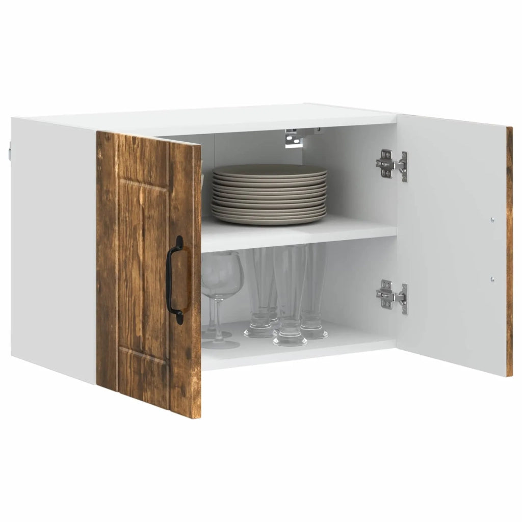 Pensile da cucina | Armadietto a muro LUCCA Rovere Fumo 60 x 31 x 40 cm