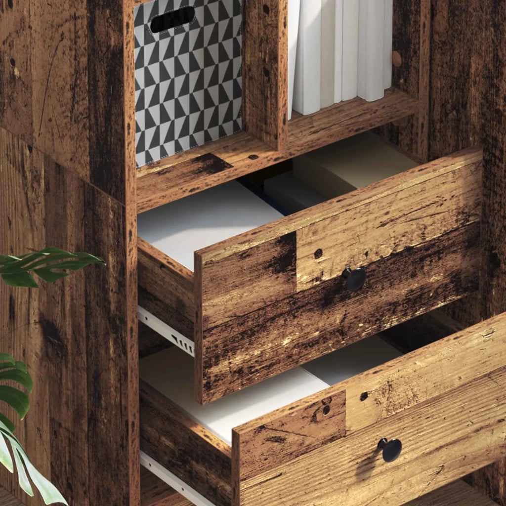 Credenza con cassetto Legno vecchio 45,5 x 34 x 127 cm 869368
