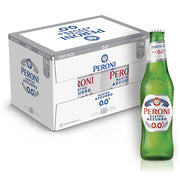 Birra peroni nastro azzurro zero alcol confezione 24 bottiglie da 33 cl