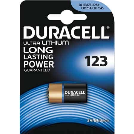 PILA PER FOTOCAMERA '123' Blister 1 Pezzo - 10 pezzi- DURACELL