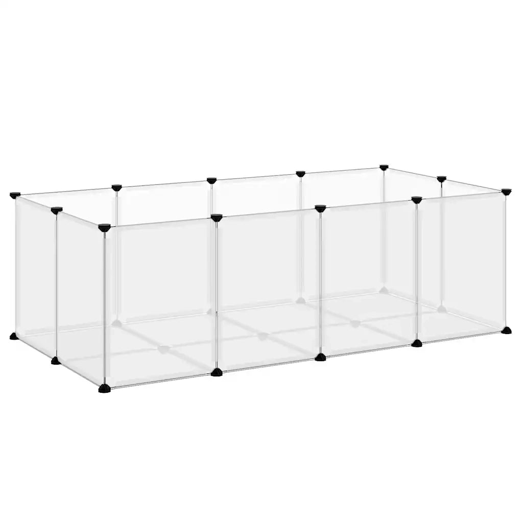 Gabbia per Piccoli Animali Trasparente 144x74x46,5cm PP Acciaio cod mxl 52091