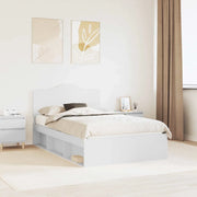 Struttura del letto Bianco 120 x 200 cm Pino massello
