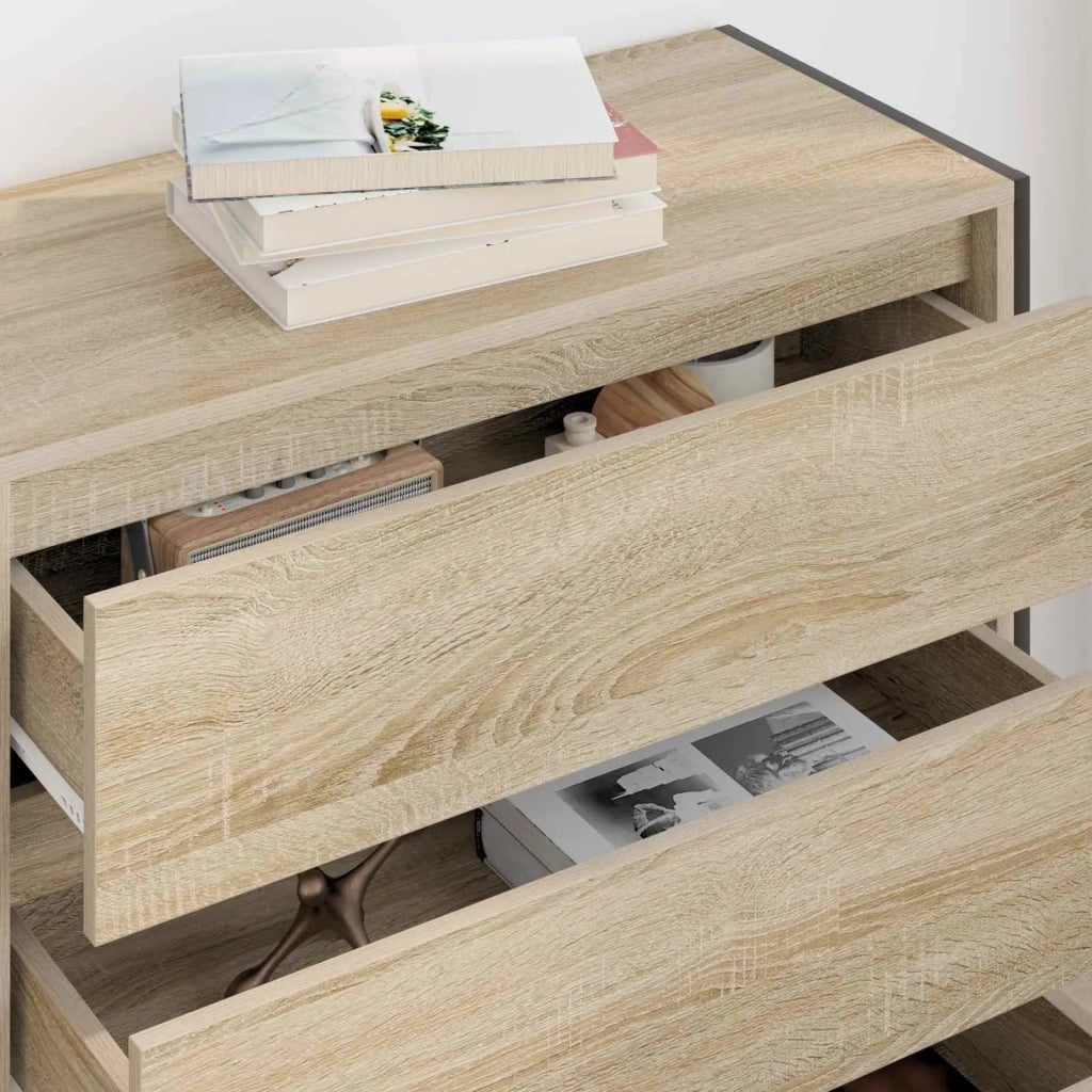 Credenza | Madia | Buffet da pranzo | Armadio da pranzo Sonoma 79 x 36 x 75.5 cm Legno multistrato