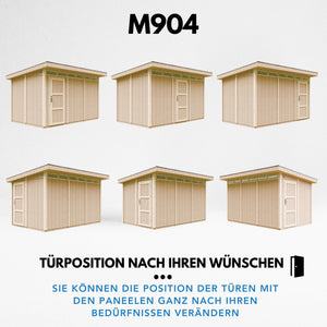 Casetta da Giardino di QUALIT? PREMIUM 8,7m?²-L412xW279cm - TIMBELA M904-HARVEST HONEY