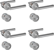 Set di maniglie per bagno in acciaio inossidabile - Set da 4 pezzi