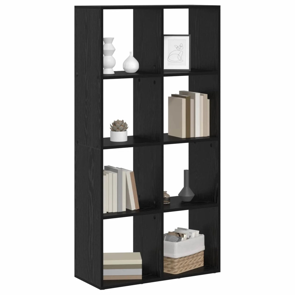 Armadio per Libri Rovere Nero 69,5 x 29 x 137,5 cm 879666