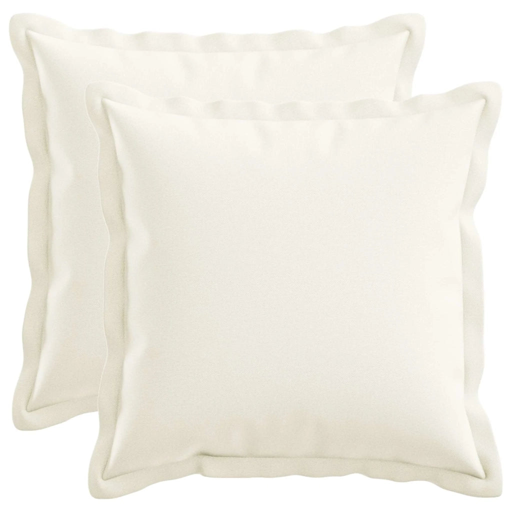 Cuscino con cuscino HOUTEN 2 pz Bianco Lino 932767