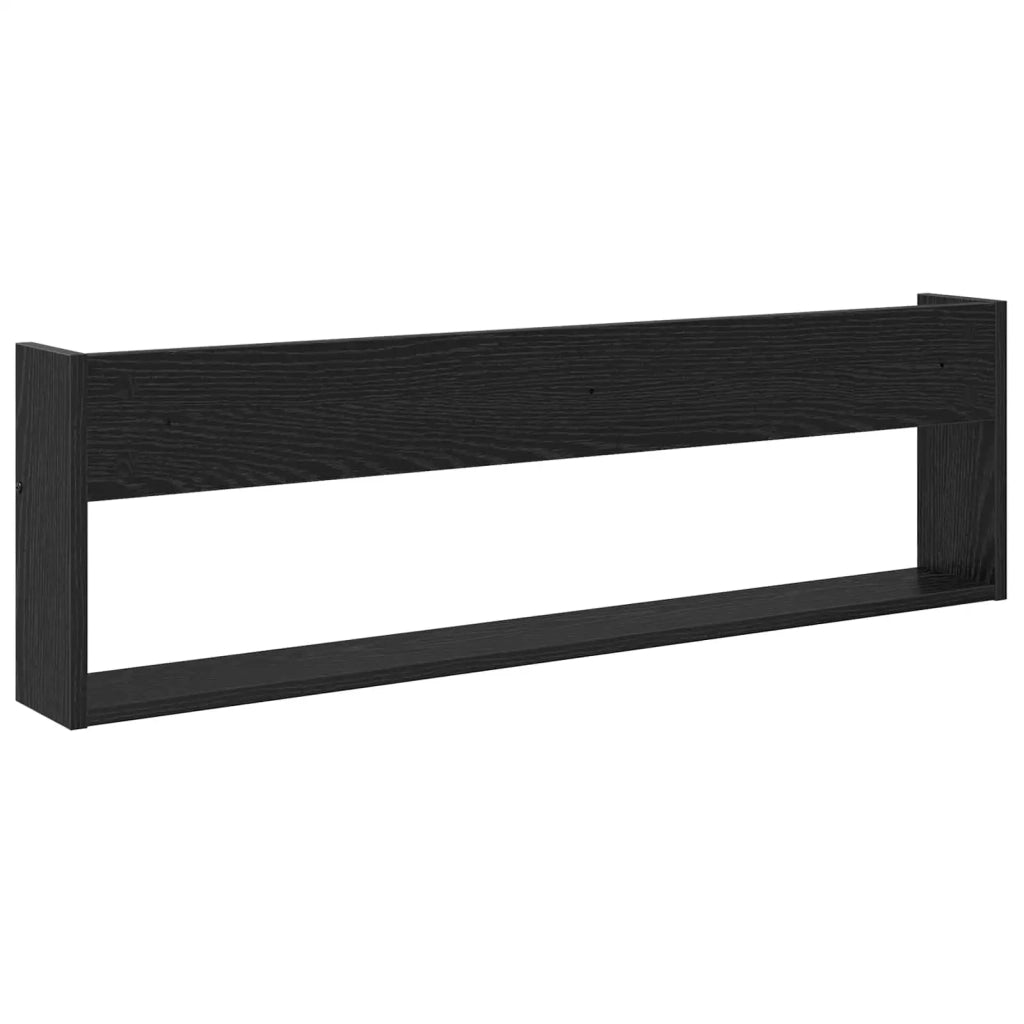 Scaffale per riviste Rovere Nero 100 x 12 x 30 cm CFW1213335