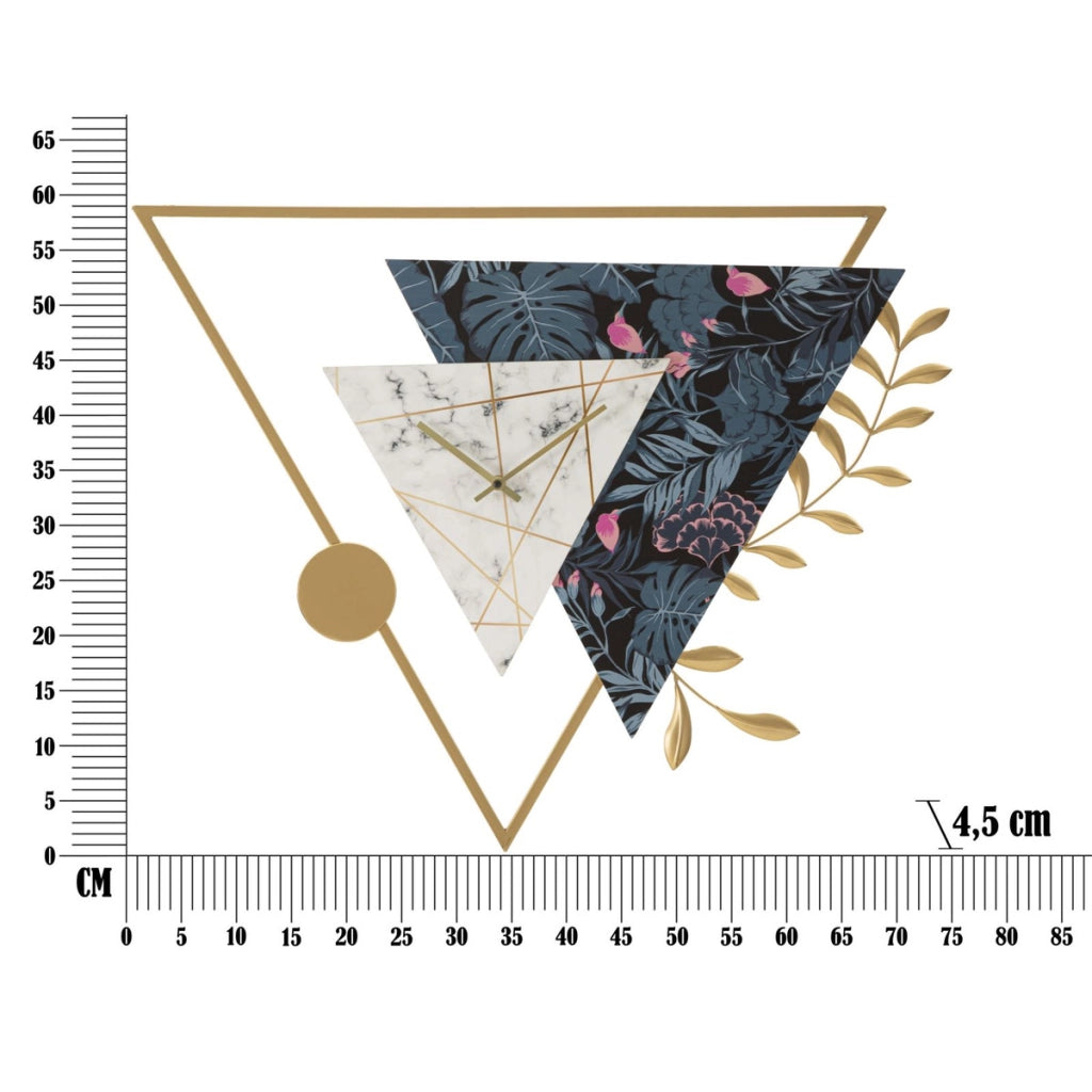 Orologio da Parete VKH265, Multicolore, Metallo, 75x4,5x59 cm