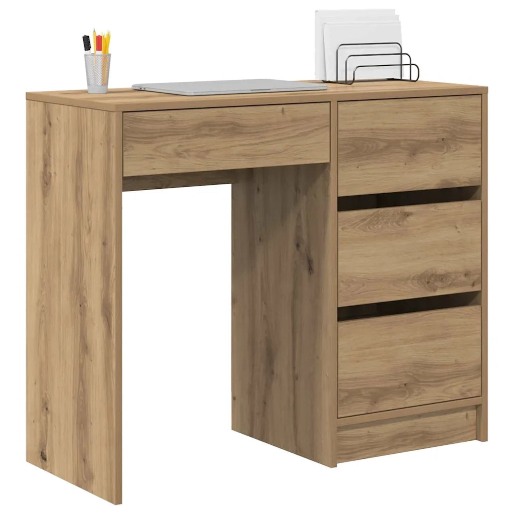 Scrivania con cassetto Rovere artigianale 90 x 37.5 x 75 cm 869497