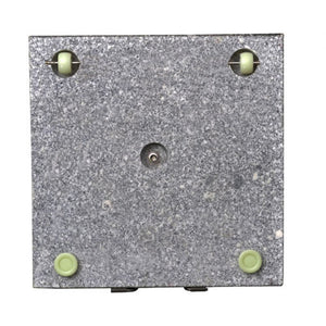 Base per ombrellone in granito lucido 30 kg con ruote + maniglia da 38 a 48 mm grigio 2202026/2
