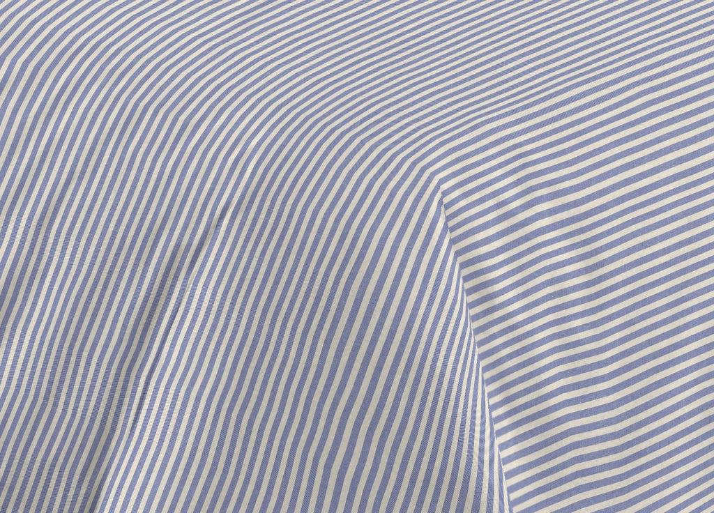 Sacco Copripiumino Piumone Letto In 100% Cotone Made Italy Vari Disegni RP - 2 Piazze - Bastoncino Blu