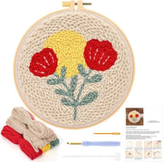 Kit di Aghi per Punti di Fiori - Lavorazione a Maglia DIY per Principianti - Kit di Avvio