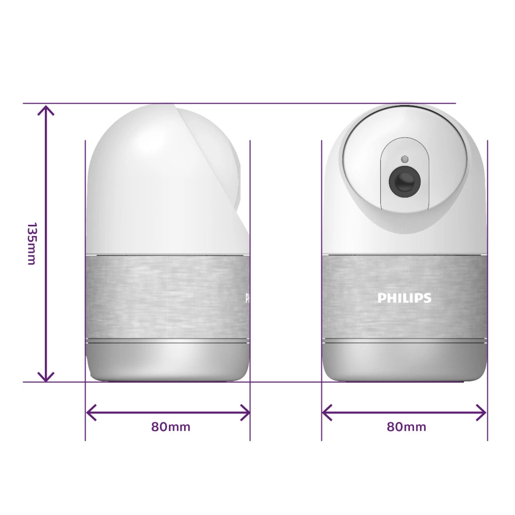 Philips Connect 3K Kit videocitofono filare connesso WIFI + telecamera per interni + telecamera per esterni