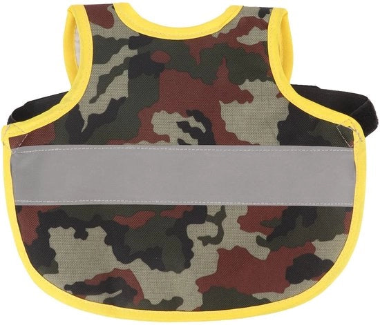Vestone Reflettente - Leggero - Polyester - Protezione - Comodo - Cinturino Elastico con Velcro - Vestone Riflettente