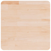 Piano Tavolo | Superficie Tavolo | Piano Scrivania Quadrato 50x50x2,5 cm Massello Rovere Non Trattato