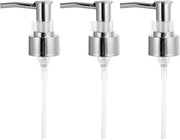 Set di dispenser per sapone 3 pezzi - 5,7 pollici pompa - Adatto per shampoo/lotion - Materiale ABS - Utilizzabile su tutti i tipi di prodotti - Peso 46g - Dispenser con pompa