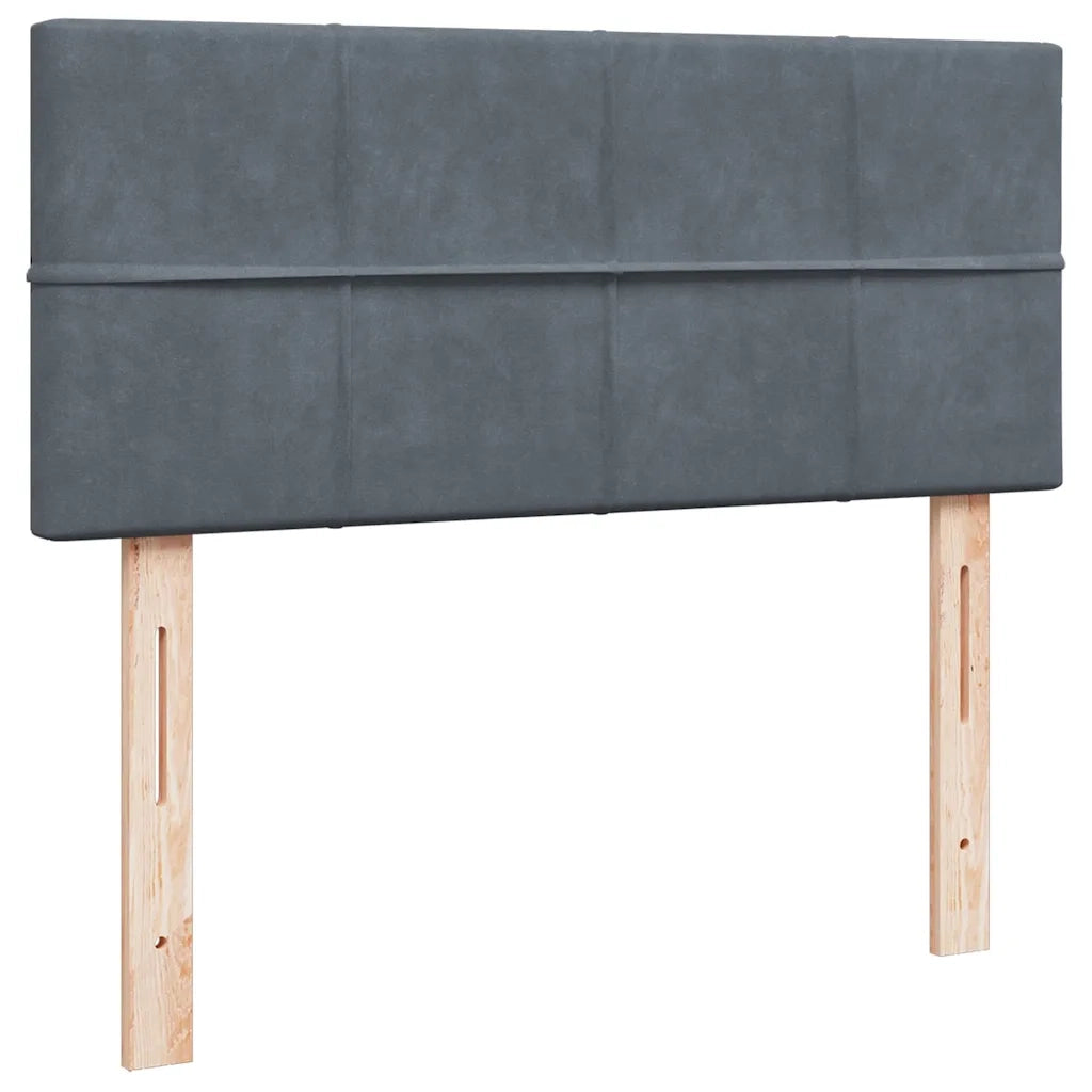 Struttura Letto Pouf con Materasso 120x200 cm Velluto