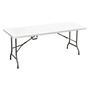 tavolo pic nic pieghevolo party bianco cm 180x75xh72