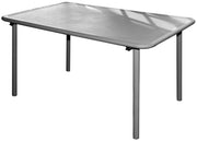 TAVOLO FIBERGLASS RUGBY GRIGIO 135X80CM