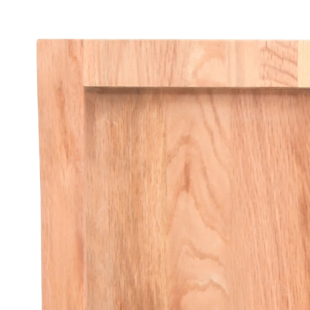 Piano Bagno Marrone 120x60x(2-4) cm Legno Massello Trattato CFW7124538