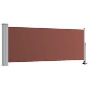 Tenda da Sole | Tenda laterale Retrattile per Patio 100x300 cm Marrone